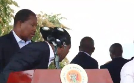 Perezida wa Zambia yahungishijwe mu ruhame nyuma yo guterwa amabuye n’abaturage