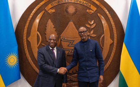 Perezida Kagame yakiriye Ubutumwa bwa Perezida wa Guinea Mamadi Doumbouya
