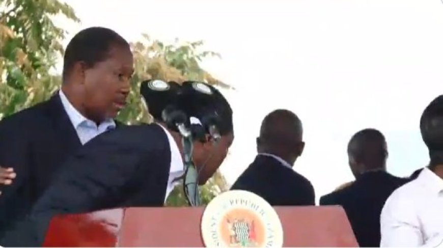 Perezida wa Zambia yahungishijwe mu ruhame nyuma yo guterwa amabuye n’abaturage