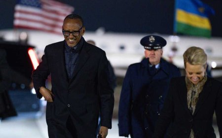 Kagame yageze I Washington Ngo Asinyane Amasezerano Na Tshisekedi