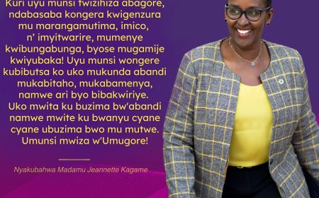 Madamu Jeannette Kagame Yatanze Ubutumwa bukomeye ku Munsi w'Abagore