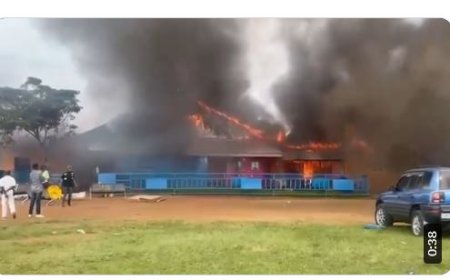 Ikibuga cy’indege cya Mavivi mu Mujyi wa Beni muri DRC cyafashwe n'inkongi y'umuriro