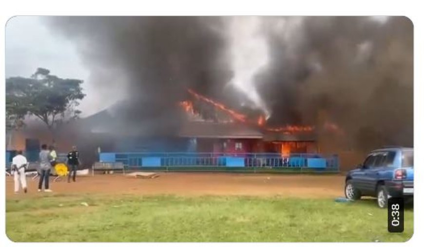 Ikibuga cy’indege cya Mavivi mu Mujyi wa Beni muri DRC cyafashwe n'inkongi y'umuriro