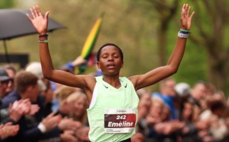 Emeline Won the Gold Medal in Athletics on International level