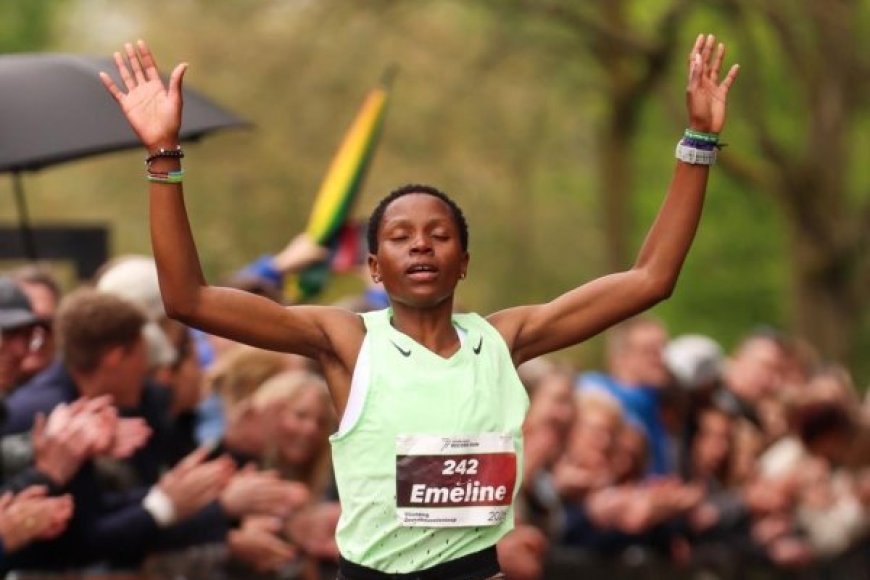 Emeline Won the Gold Medal in Athletics on International level