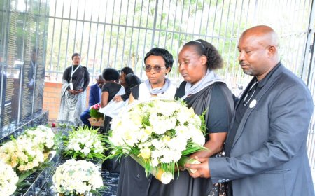 Umurenge wa Nyakabanda wibutse ku Nshuro ya 32 Jenoside yakorewe Abatutsi mu 1994 bamagana Abicanyi hashimwa Ingabo za RPF Inkotanyi zatabaye zikabarokora