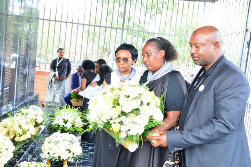 Umurenge wa Nyakabanda wibutse ku Nshuro ya 32 Jenoside yakorewe Abatutsi mu 1994 bamagana Abicanyi hashimwa Ingabo za RPF Inkotanyi zatabaye zikabarokora