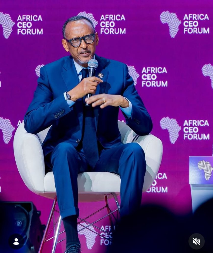 Africa Ready to Rewrite Its Future: President Kagame  Calls for Action Over Words at Africa CEO Forum 2026