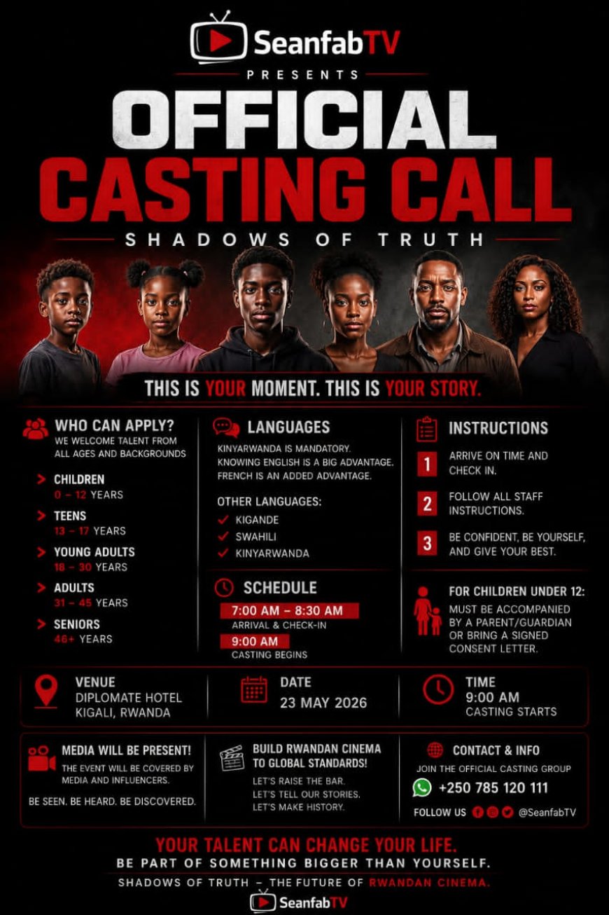 SHADOWS OF TRUTH: The New Series Set to Change the Game in Rwandan Cinema
